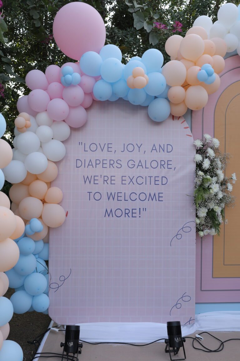 babyshower decoration - botanical garden - Xinane